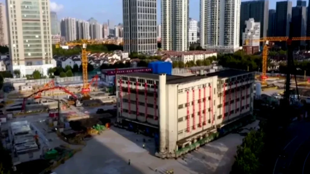 Teknologi Canggih China Ini Bisa Pindahkan Gedung yang Cacat Bangun